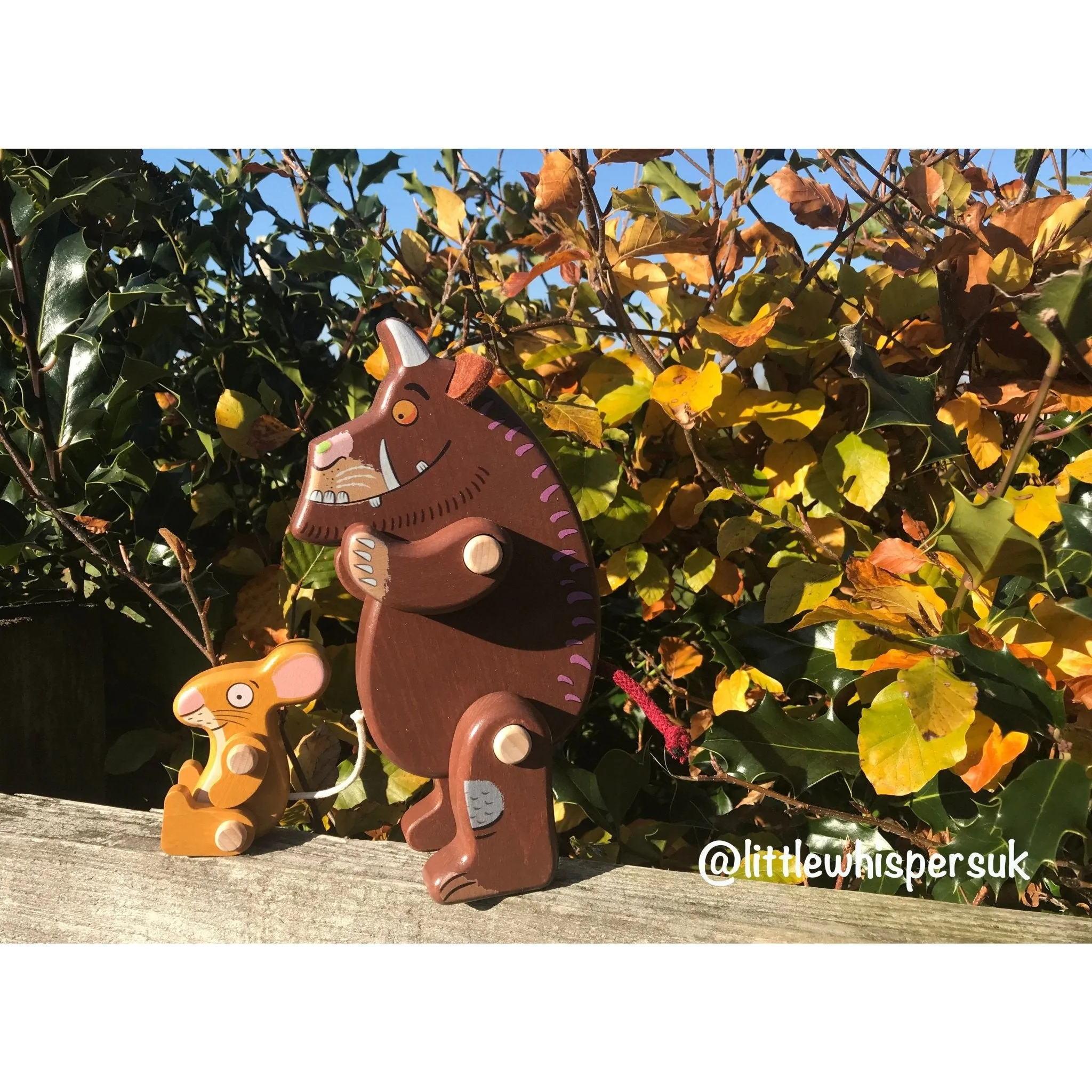 Bajo Wooden Figure - Mini Gruffalo