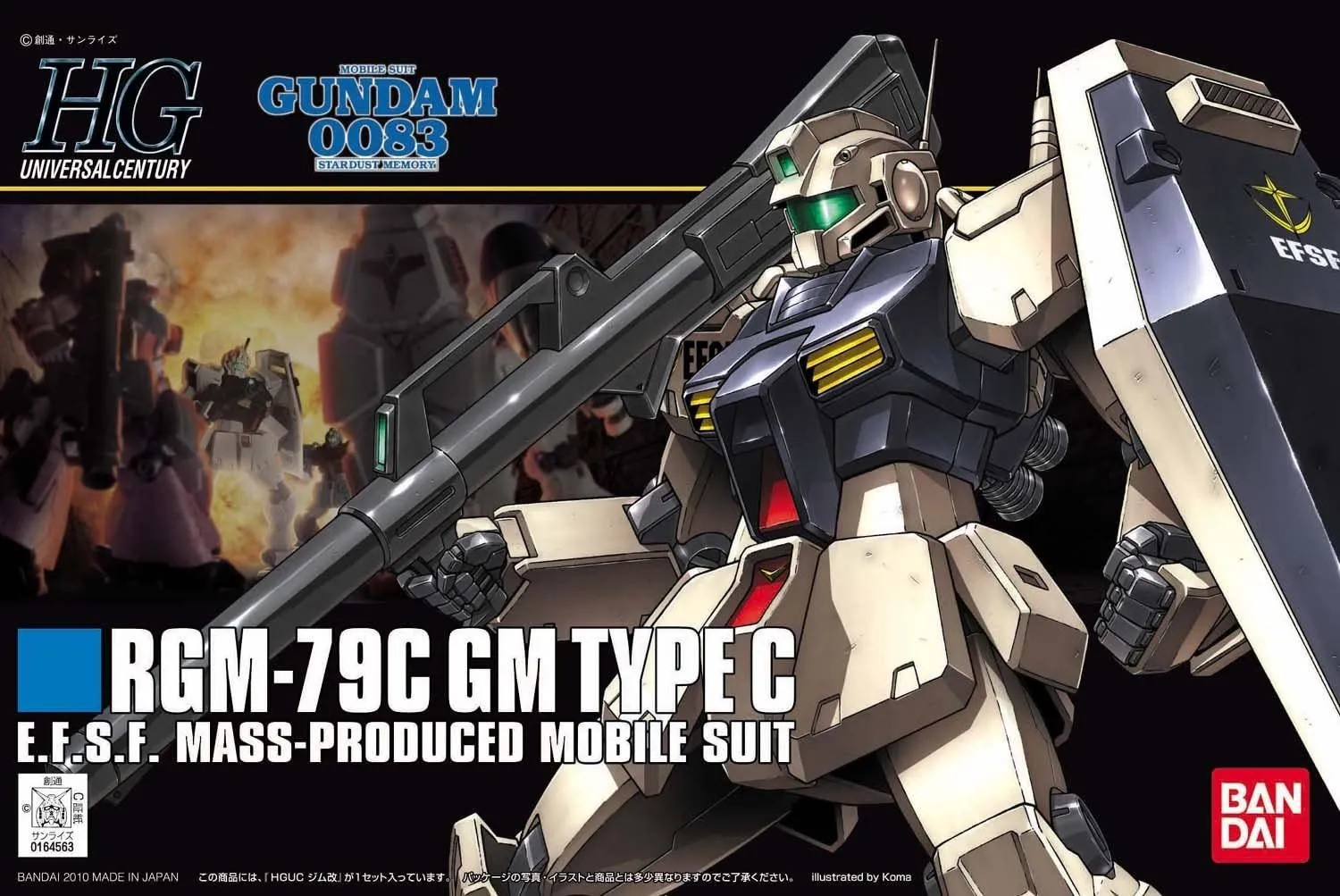 Bandai 113 RGM-79C GM Type C HGUC 1/144 Model Kit