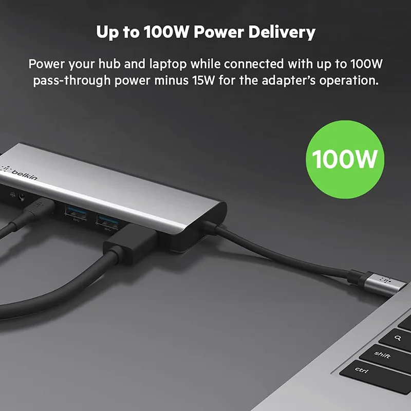 Belkin Connect USB-C 7-in-1 Multiport Hub Adapter