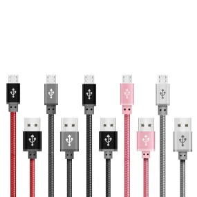 Best Quality Braided Micro USB Cable for Data Sync and Charging