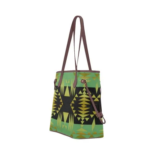 Between the Mountains Sage Clover Canvas Tote Bag