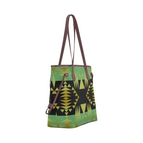 Between the Mountains Sage Clover Canvas Tote Bag