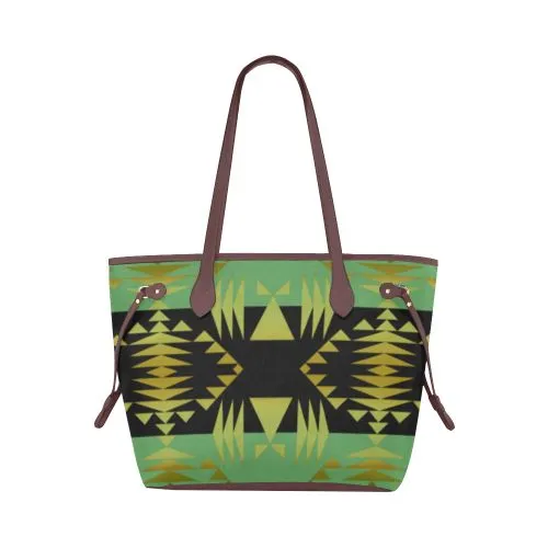 Between the Mountains Sage Clover Canvas Tote Bag