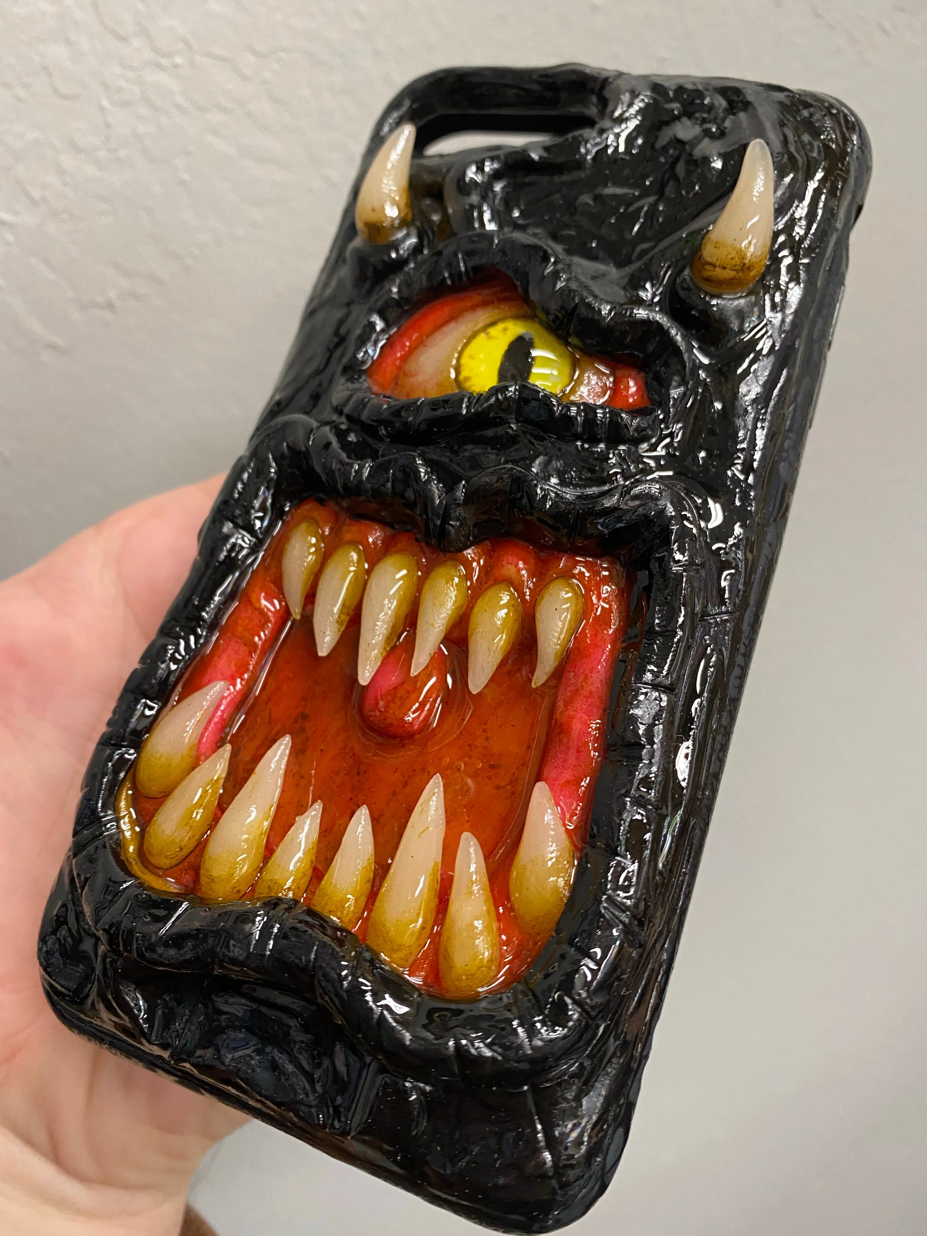 Black Monster Phone Case