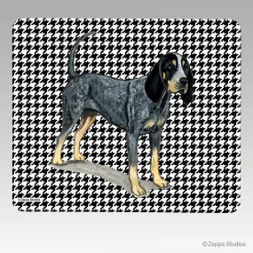 Bluetick Coonhound Houndstooth Mouse Pad