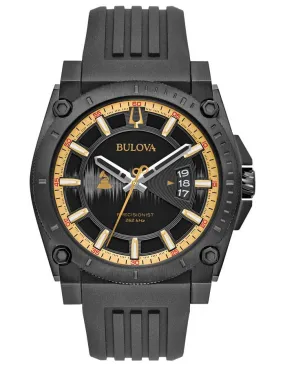 Bulova Special Edition Grammy Precisionist - Black Case - Silicone Strap - Date