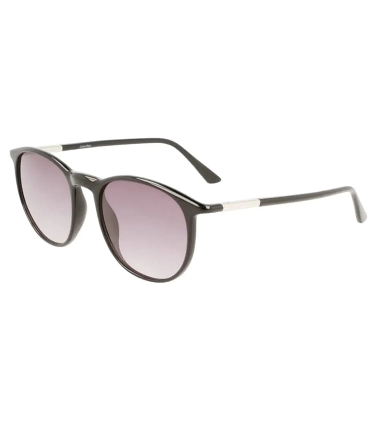 Calvin Klein Unisex Gradient Brown Oval Sunglasses