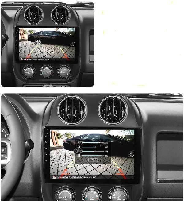 Car Dealz 10.2" Android 10.0 Jeep Compass 2009-2015 In Dash Plus OEM Fascia