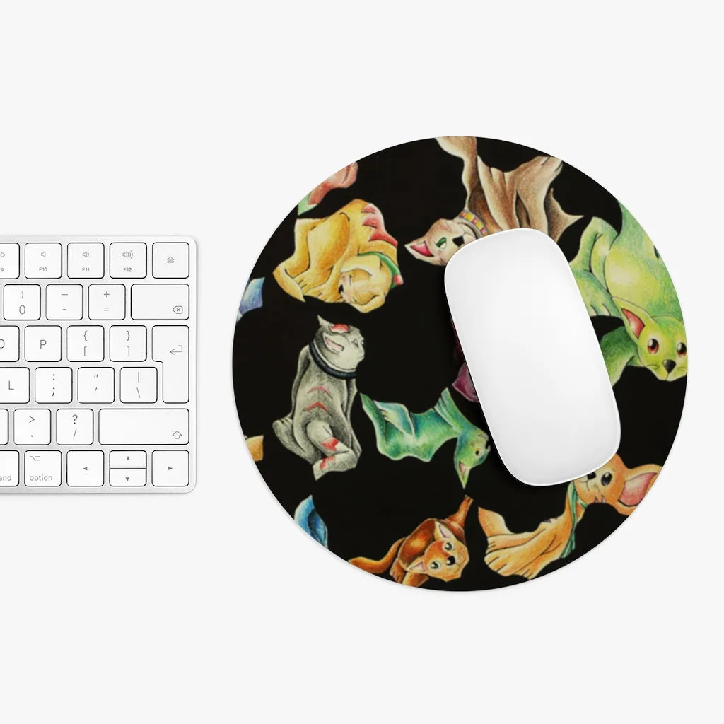 Cat Pattern Mouse Pad