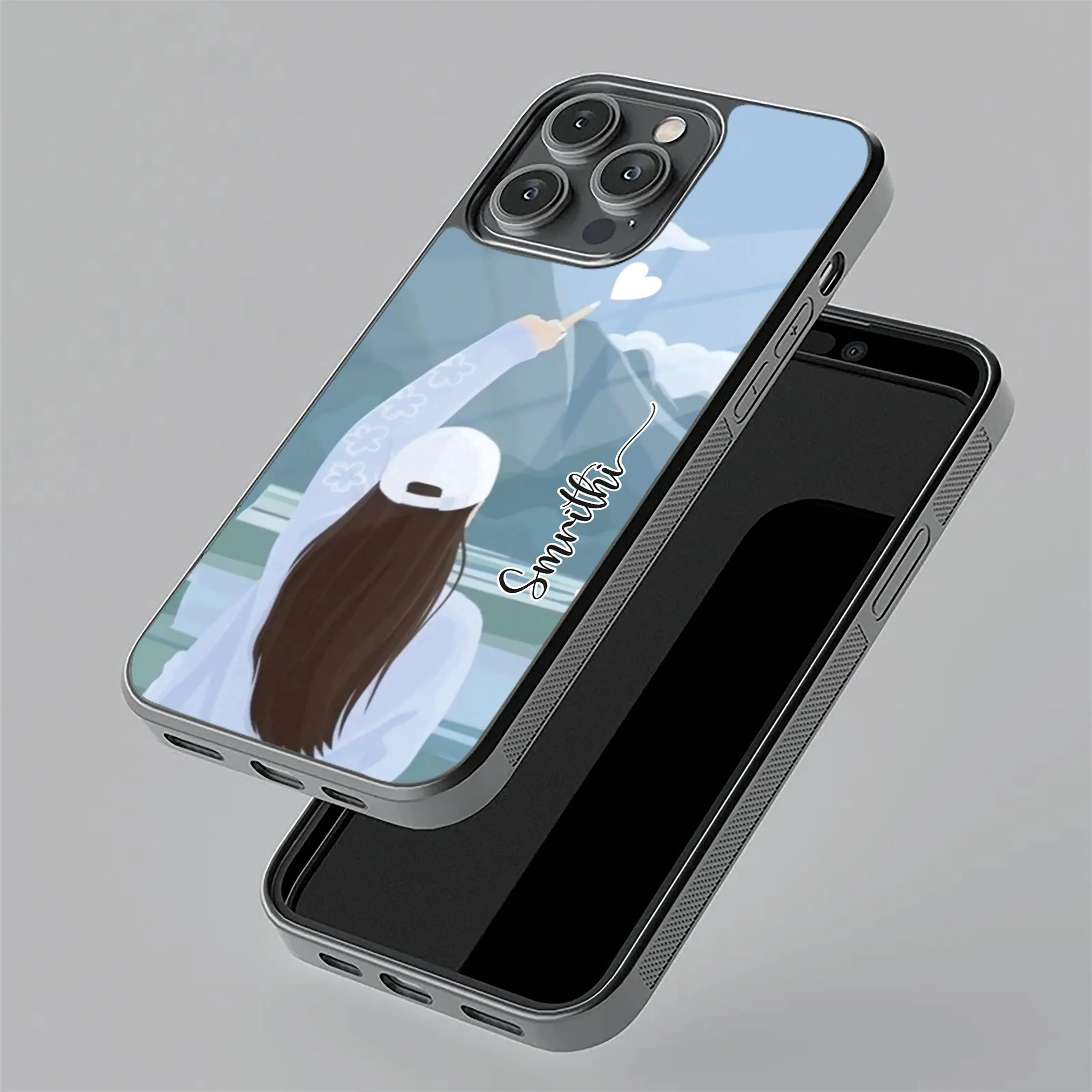 Chasing Dreams Customized Glass Case Cover For Oppo