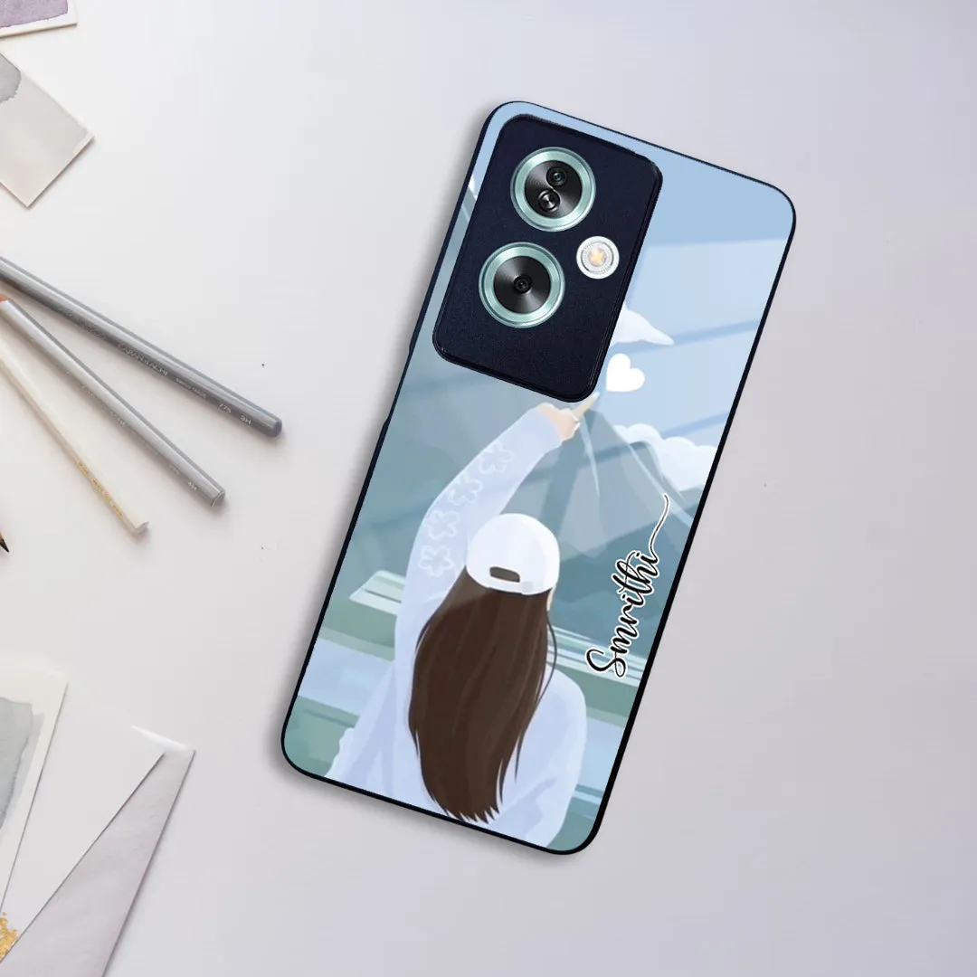 Chasing Dreams Customized Glass Case Cover For Oppo