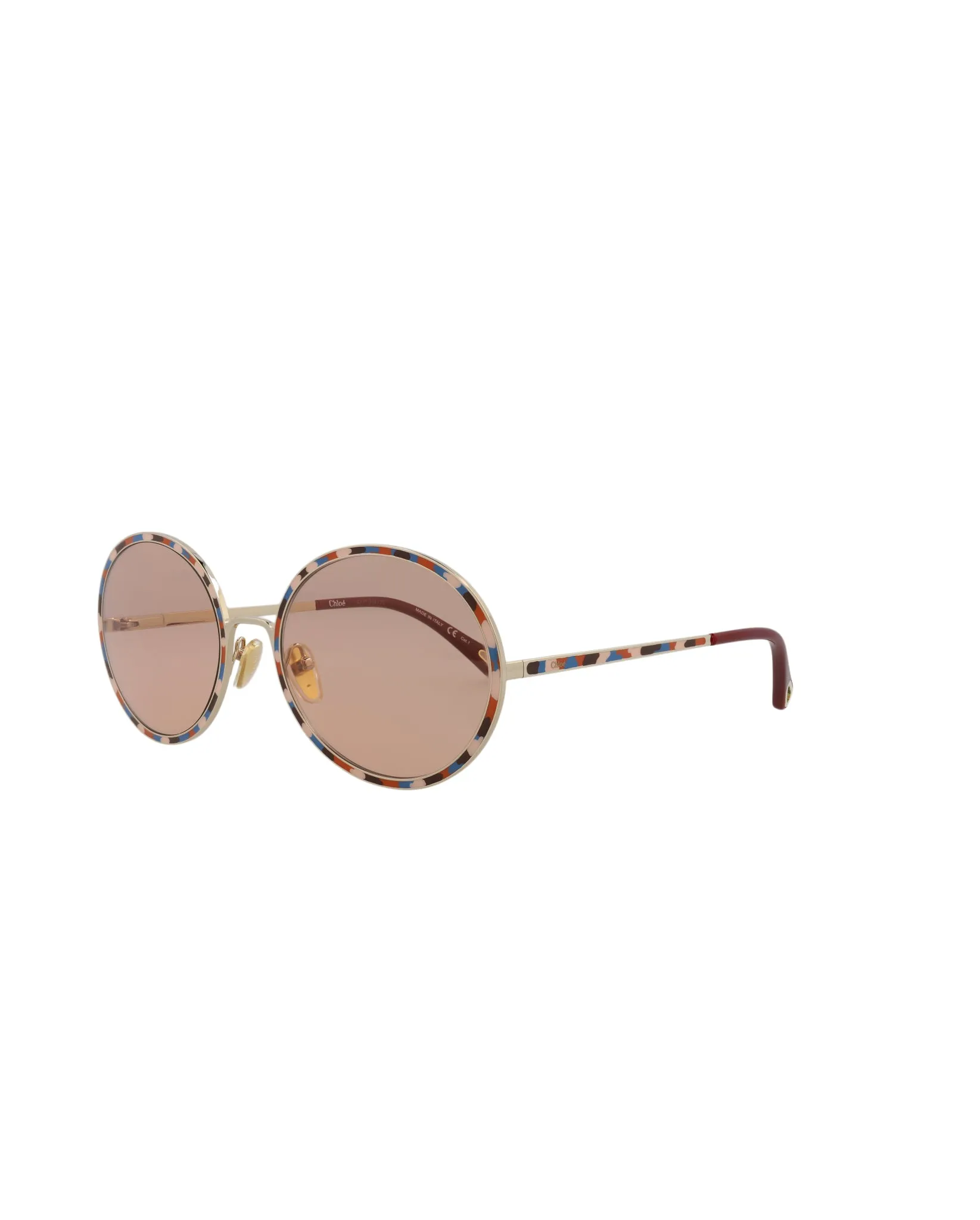 Chloe Round-Frame Metal Sunglasses, Style #  CH0100S-30012459002