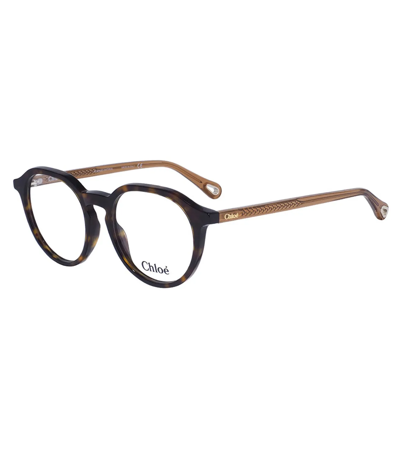 Chloe Women's Havana Round Optical Frame