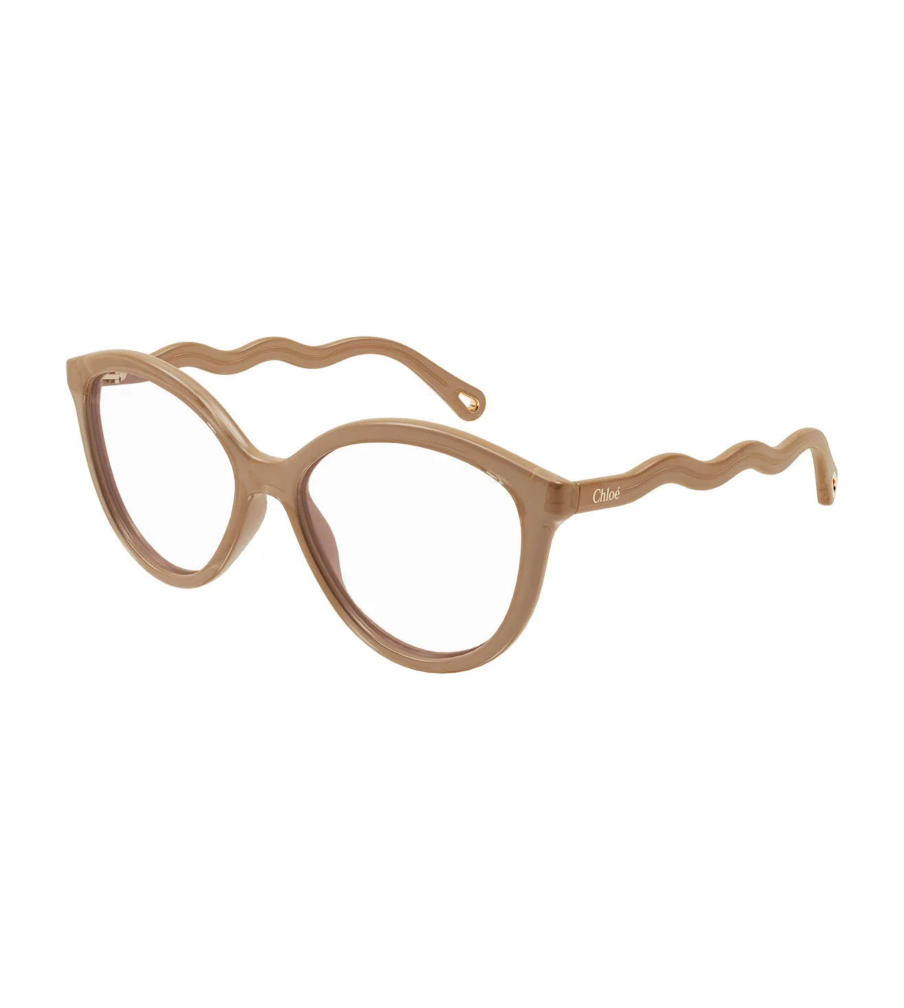 Chloe Women's Nude Cat-eye Optical Frame