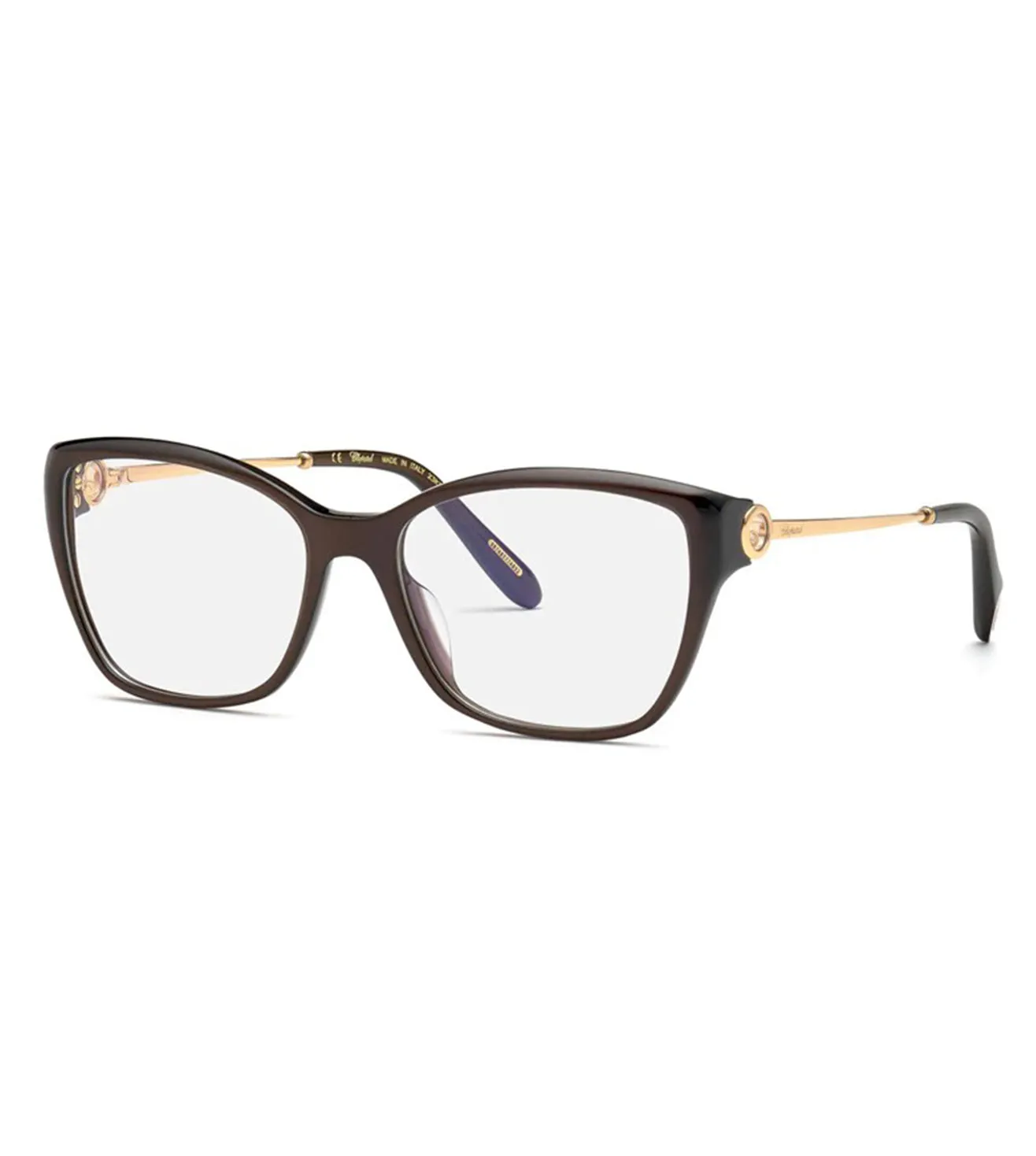 Chopard Women's Violet Black Cat-Eye Optical Frame