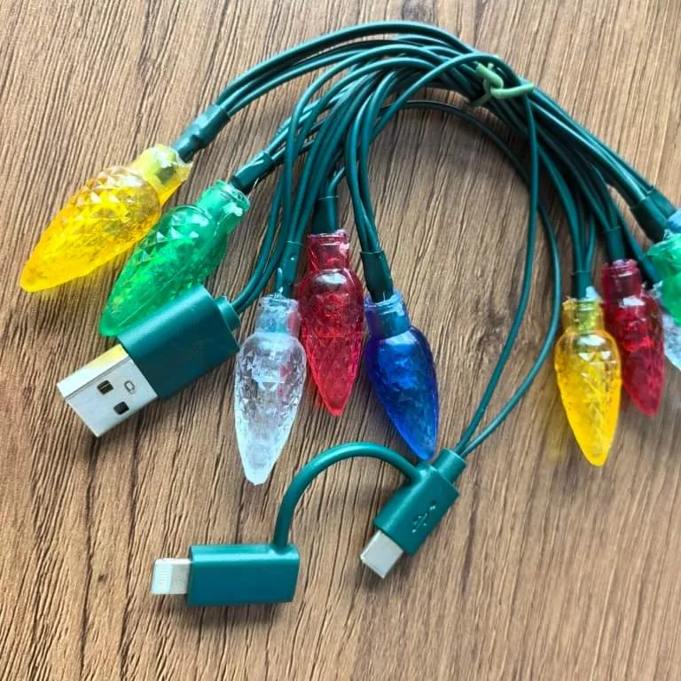 Christmas Lights Phone Charger - #7614