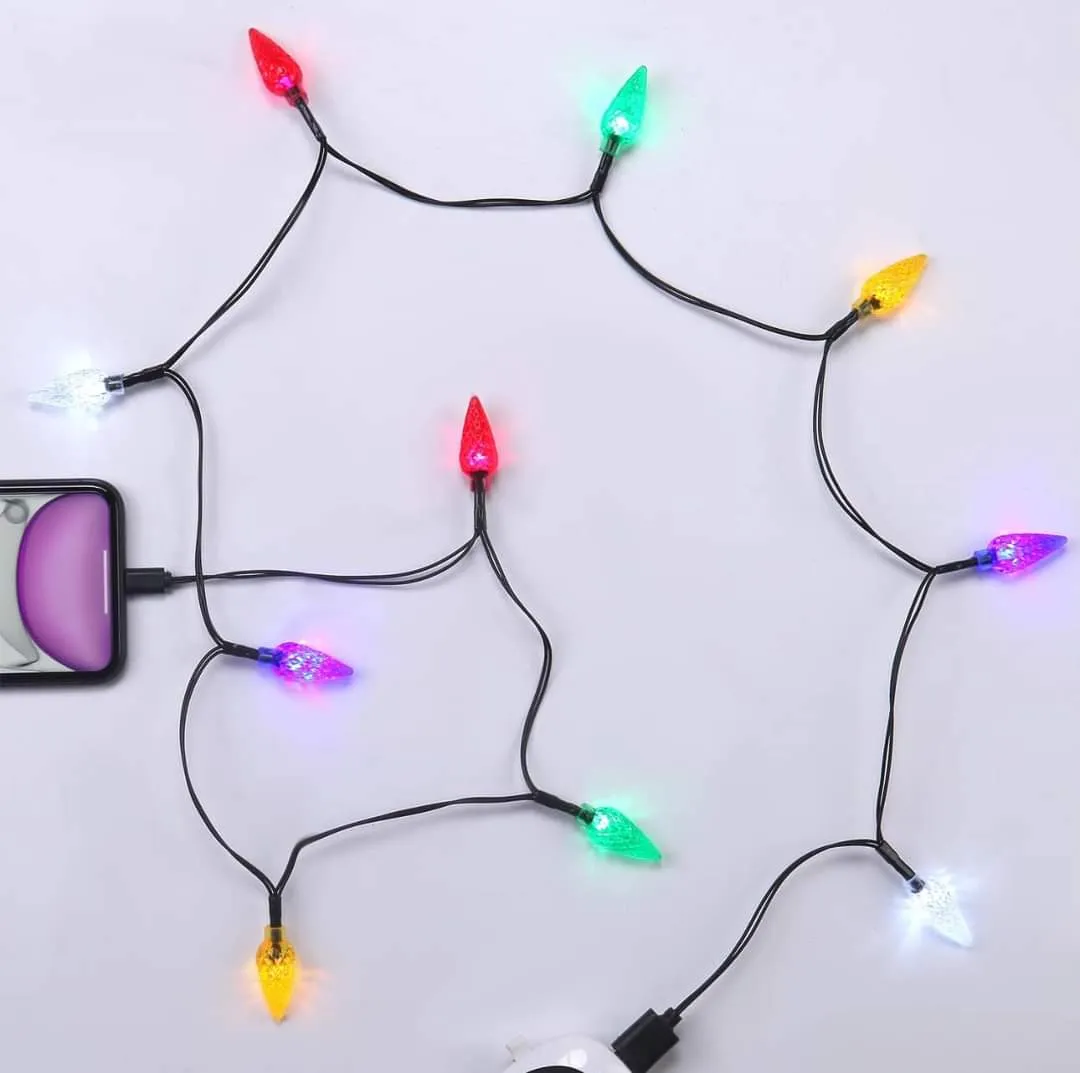 Christmas Lights Phone Charger - #7614