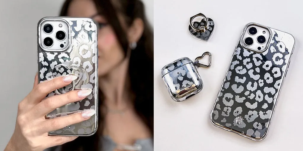 Chrome Leopard iPhone Case