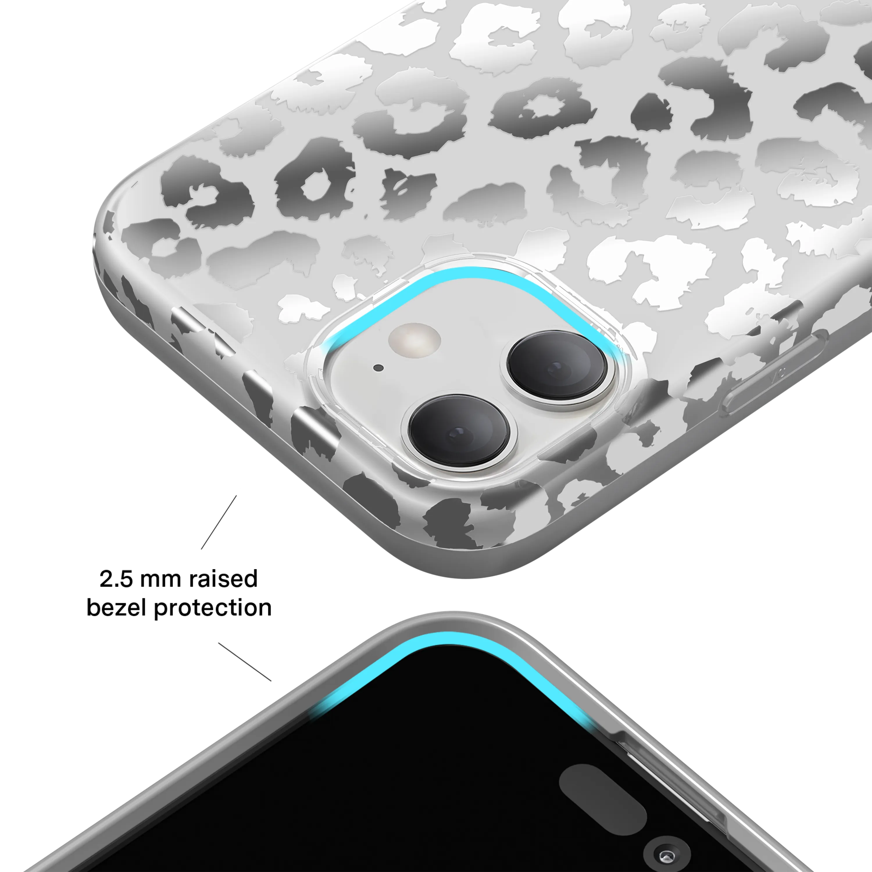 Chrome Leopard iPhone Case