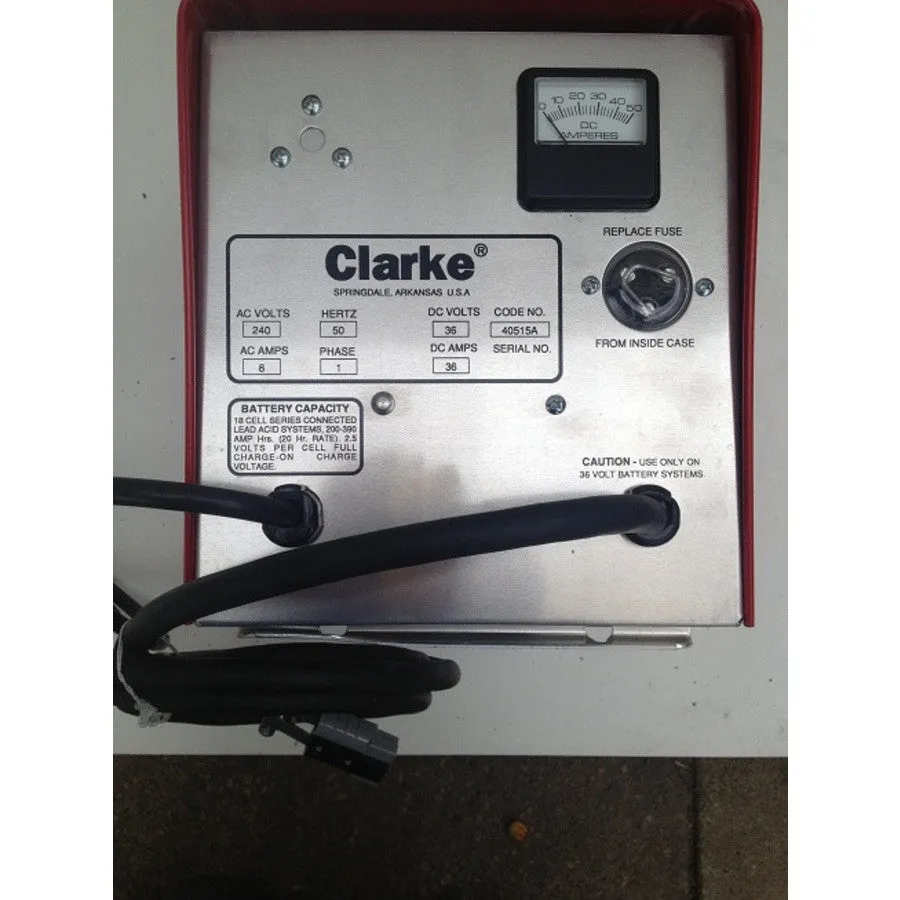 Clarke 36 Volt 35 Ampere Battery Charger For Floor Scrubber And Sweeper NLA