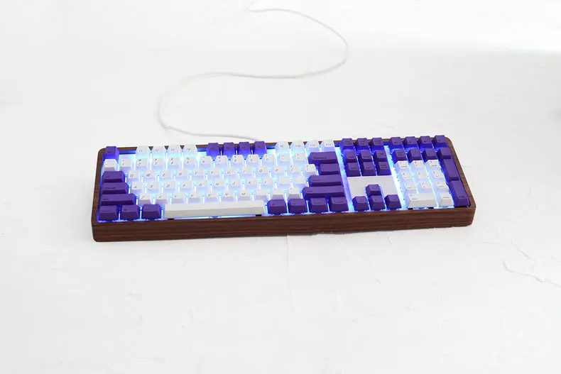 [CLOSED][Pre-Order] Magicforce Mechanical Keyboard with Walnut Case 108 keys free shipping