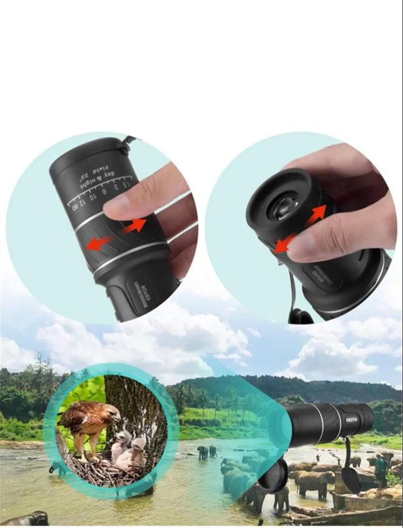 Colorful Outdoor Day-Night Monocular Binoculars Telescope for Hunting B-76477