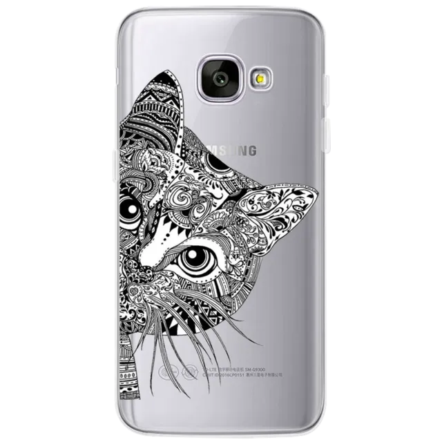 Coque For Samsung Galaxy S4 S5 S6 S7 Edge S8 Plus A3 A5 2016 2015 2017 prime J1 J2 J3 J5 J7 Case TPU Silicon Cover Cat Fundas