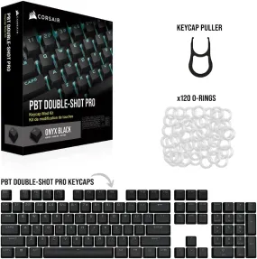 Corsair PBT DOUBLE-SHOT PRO Keycap Mod Kit - Onyx Black CH-9911060-NA