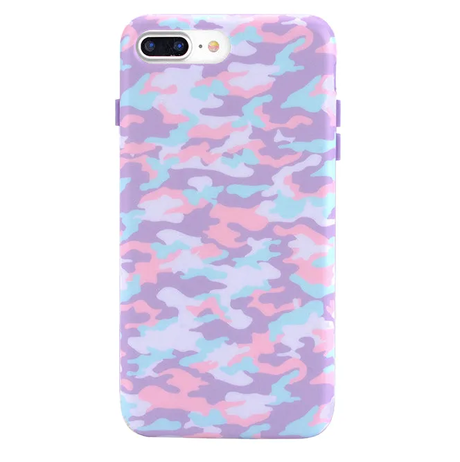 Cotton Candy Camo iPhone Case