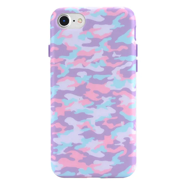 Cotton Candy Camo iPhone Case