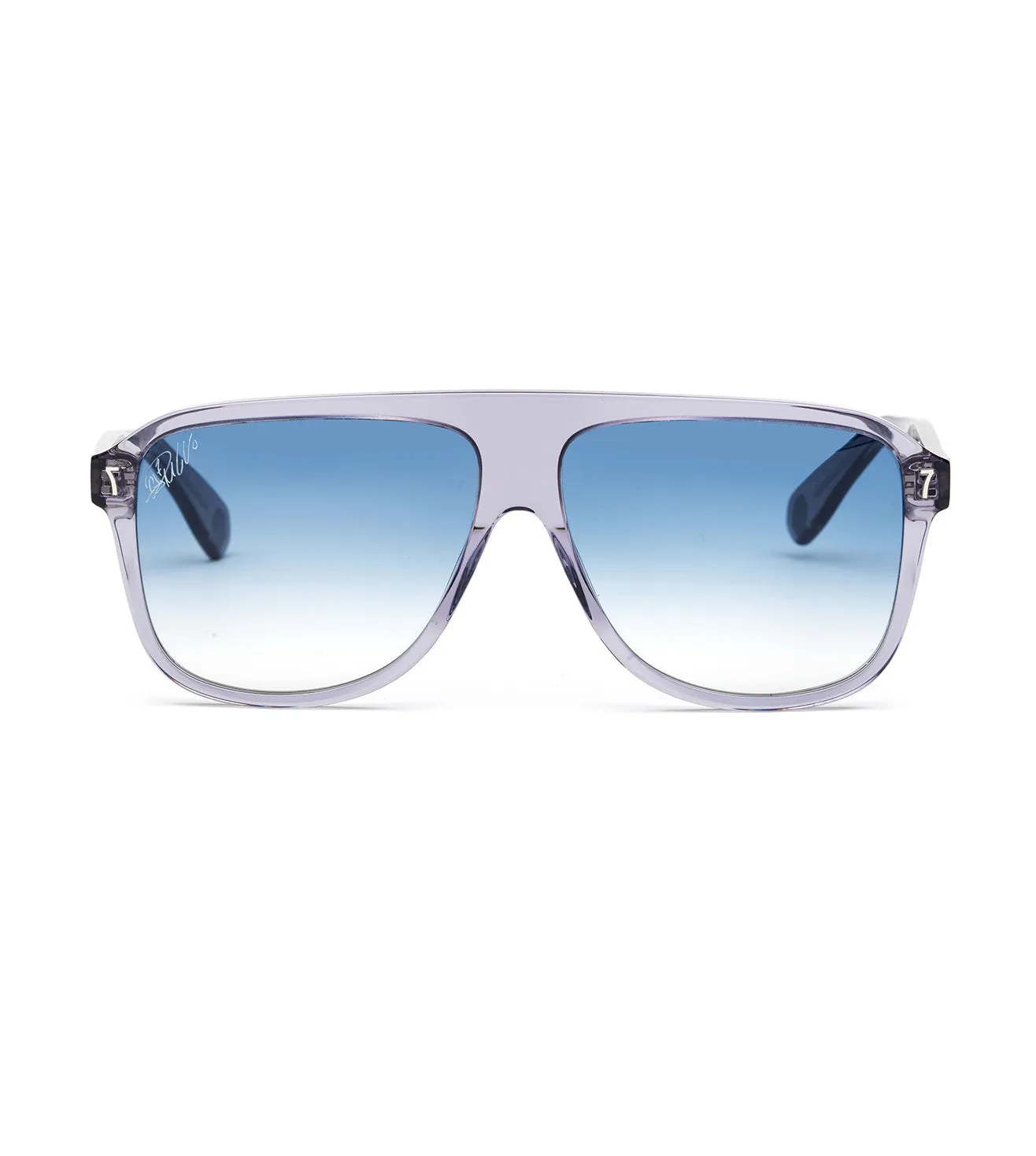 CR7 Unisex Blue Rectangle Sunglasses