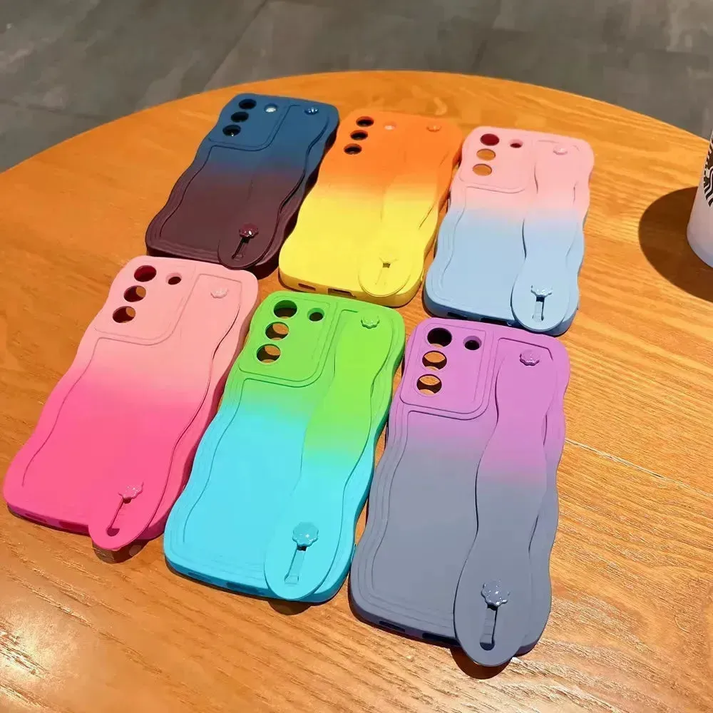 Curly Gradient Case (For Samsung)