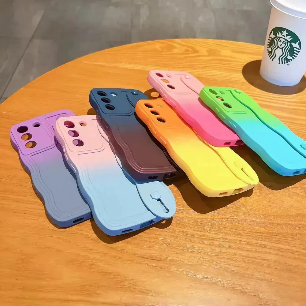 Curly Gradient Case (For Samsung)