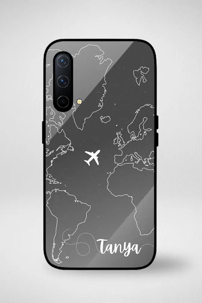 Customize World Map Glass Mobile Case - iPhone, Samsung & OnePlus