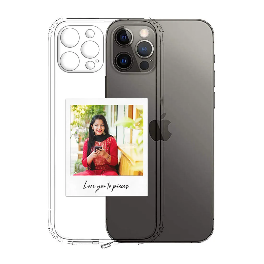 Customized Case for IPhone 11 Pro Max with Photo Transparent Cases with a Camera Protection