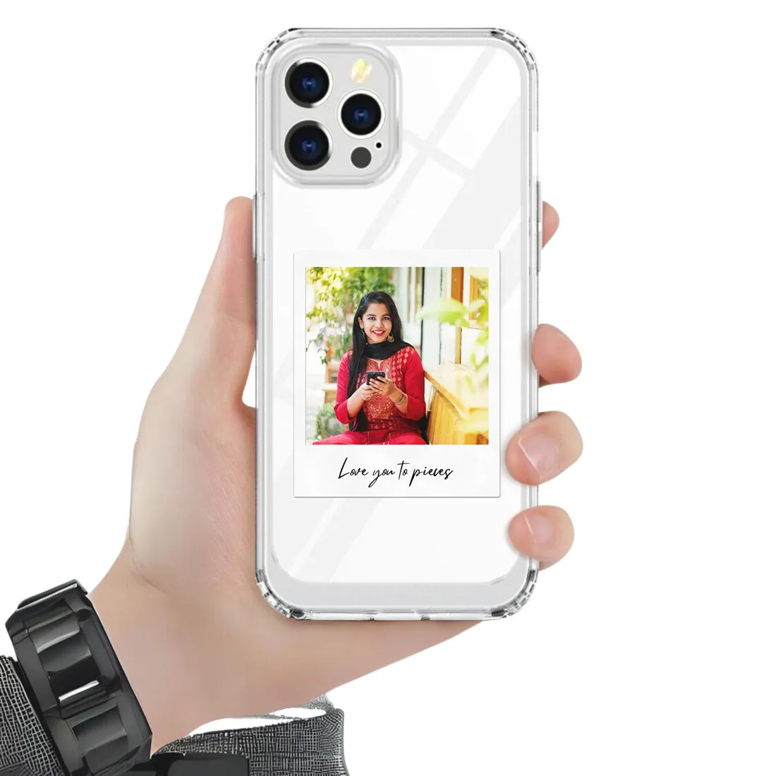 Customized Case for IPhone 11 Pro Max with Photo Transparent Cases with a Camera Protection