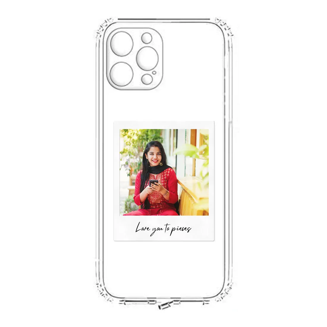 Customized Case for IPhone 11 Pro Max with Photo Transparent Cases with a Camera Protection