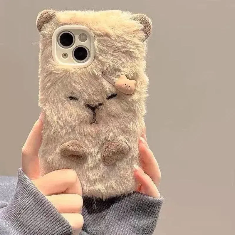 Cute Capybara Air Cushioned Case (For iPhone)