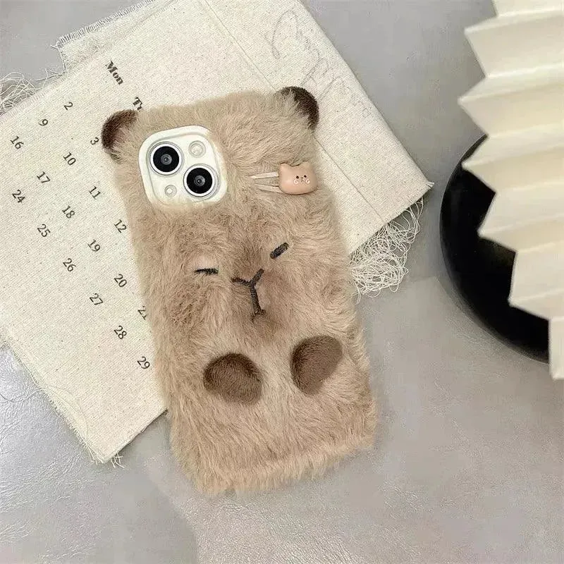 Cute Capybara Air Cushioned Case (For iPhone)