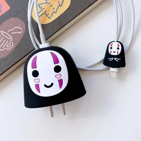 Cute Cartoon Silicon Apple iPhone Charger Case