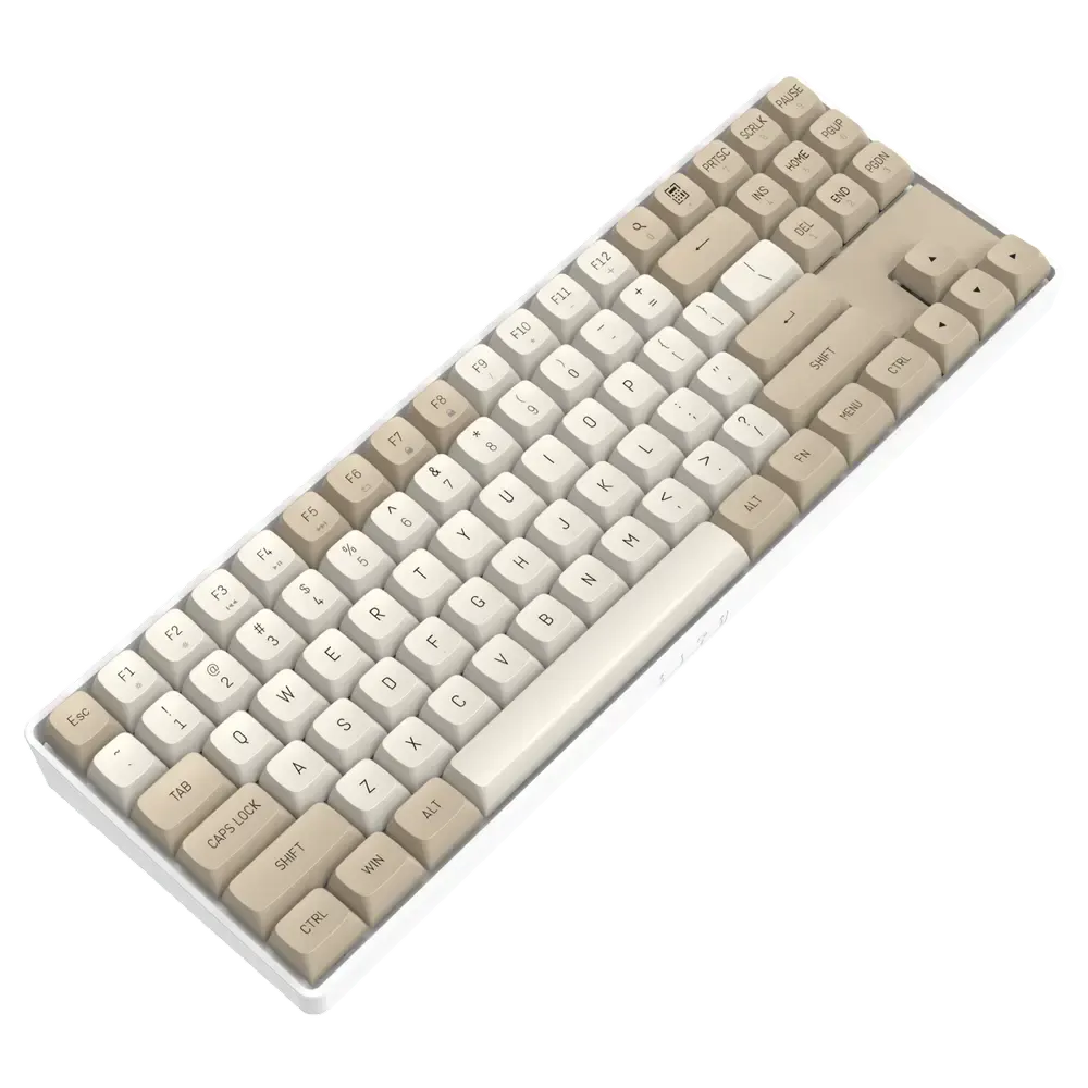 darkFlash GD87 Wireless Mechanical Keyboard - Milky & Brown 奶茶色 (KB-DGD87MB)