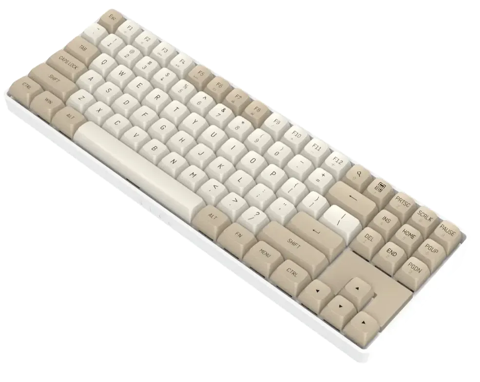 darkFlash GD87 Wireless Mechanical Keyboard - Milky & Brown 奶茶色 (KB-DGD87MB)