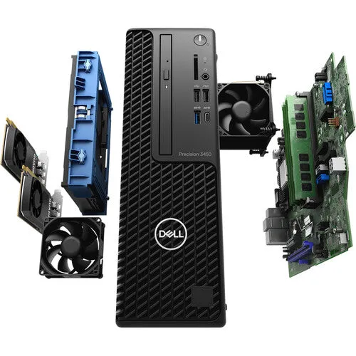 Dell Precision 3450 SFF Workstation, Intel i7-10700, 2.90GHz, 16GB RAM, 512GB SSD, W10P - FHH0W