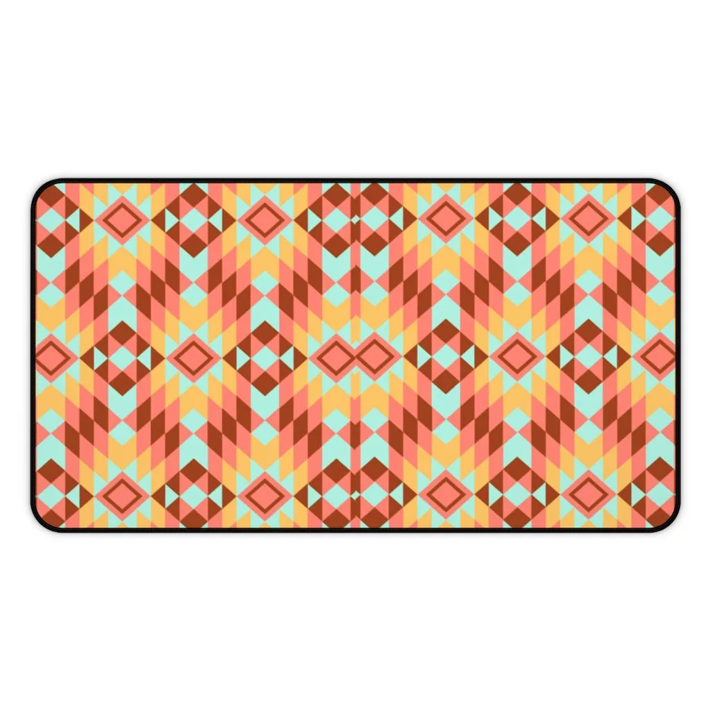 Desk Mat Boho Redwood Creek Southwestern Mat for Desk Large Mouse Pad Desk Accessories Large Desk Mat Pad, 3 Sizes