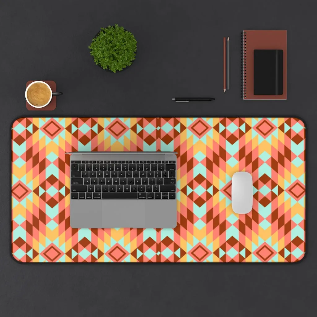 Desk Mat Boho Redwood Creek Southwestern Mat for Desk Large Mouse Pad Desk Accessories Large Desk Mat Pad, 3 Sizes