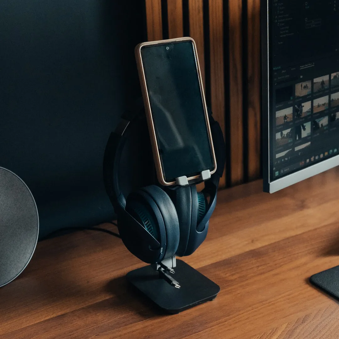 Desky Headphone and Phone Stand