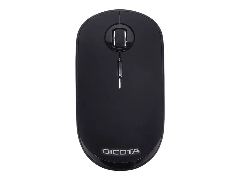 Dicota Silent - Mouse - Wireless - Usb Wireless Receiver - Black