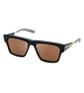 Dita Lancier LSA-701 Unisex Brown Square Sunglasses