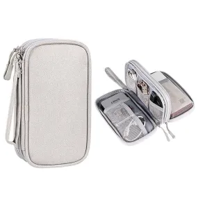 Double Layer Travel Gadget Organizer Pouch