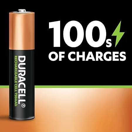 Duracell Rechargeable AAA 750mAh Batteries (Pack of 2)